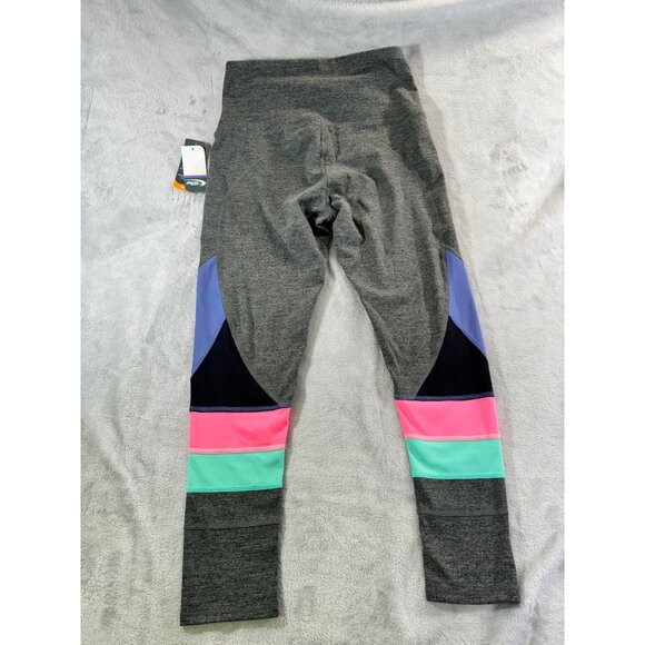 MTA Sport leggings Women's Medium Grey Color Block Fast Dry athletic leggings - Picture 12 of 12